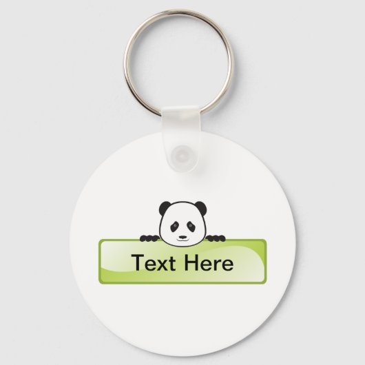 Panda Banner Sleutelhanger (Voorkant)