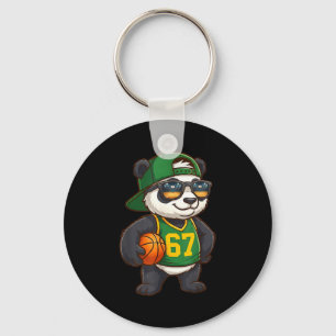 Panda Basketbal 67 Gen Alpha Slang Srts Mannen Jon Sleutelhanger
