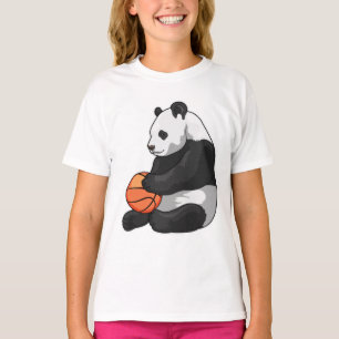 Panda Basketball speler Basketball T-shirt