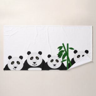 Panda Bath Towel Badhanddoek