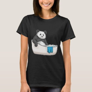 Panda Bathe Bathtub T-shirt