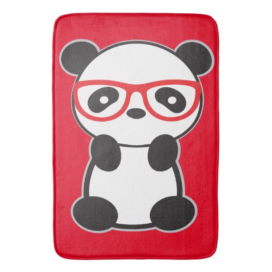 Panda Bathroom Rug Badmat (Voorkant Verticaal)