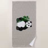 Panda Beach Towel Strandlaken (Voorkant)