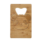 Panda Bear en Bambou sculpté (Devant)