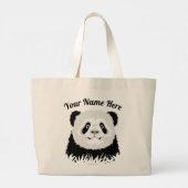Panda Bear Grand Sac fourre-tout (Dos)