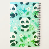 Panda Bear Motif Vert Imprimer (Dos)