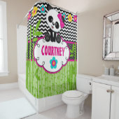 Panda Bear : rideau de douche monographique person (En situation)