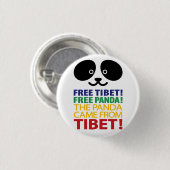 PANDA BEAR RONDE BUTTON 3,2 CM (Voorkant /achterkant)