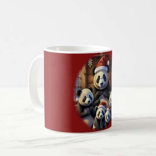 Panda Bear tasses à café (Devant gauche)