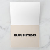 PANDA BEAR WATERCOLOR JOURNAL CARTES D'ANNIVERSAIR (Intérieur)