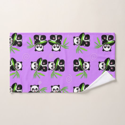 Panda Bears (Serviette à main)