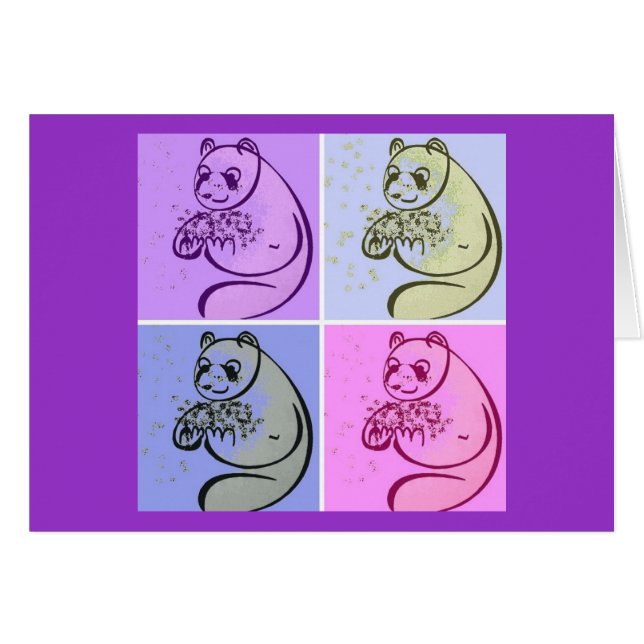 Panda Bears Pop Art (Devant horizontal)