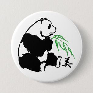 Panda Beauty Ronde Button 7,6 Cm