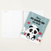 Panda Bébé Cute En Hiver Gris Neige (Devant avec enveloppe)