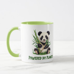Panda Beer aangedreven door planten Mok