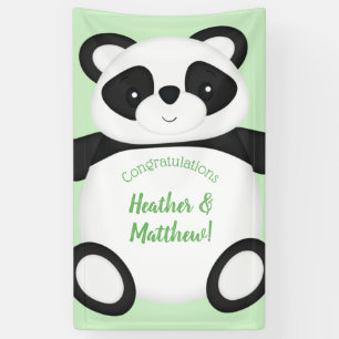 Panda Beer Baby shower Spandoek