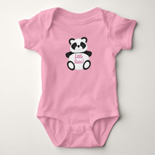 Panda Beer Babyshower Romper (Voorkant)