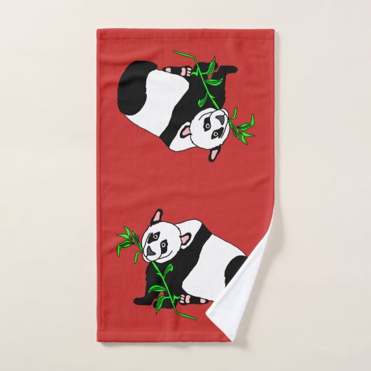 Panda Beer Bad Handdoek (Handdoek)