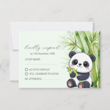 Panda Beer Bamboe Baby Shower