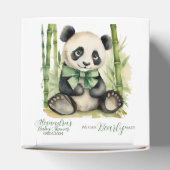 Panda Beer Barly Wachten Baby shower Favor Box Bedankdoosjes (Bovenkant)