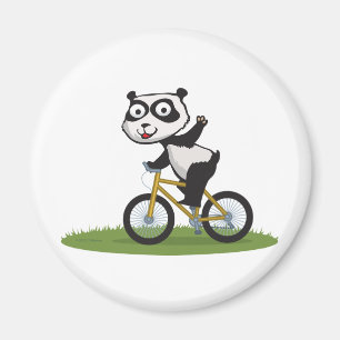 Panda Beer Biker Magneet