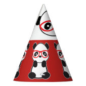 Panda Beer Birthday Petten - Leon Panda Cartoon Be Feesthoedjes (Links)