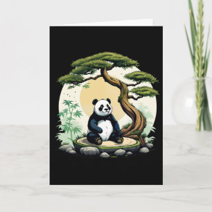 Panda Beer Boeddha Zen Yoga Meditatie Idee Kaart