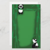 Panda Beer Briefpapier (Voorkant / Achterkant)