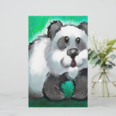 Panda Beer Briefpapier (Staand voorkant)