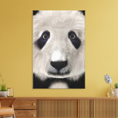 Panda Beer Canvas Afdruk (Insitu (Woonkamer))