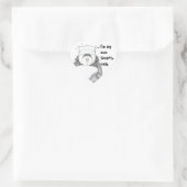 Panda Beer Chef Afbeelding Hart Sticker (Tas)