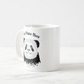 Panda Beer Coffee Mok (Voorkant links)
