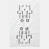 Panda Beer-computersymbool Theedoek (Verticaal)