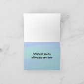 Panda Beer denkt aan jou" Kaart (Binnen)