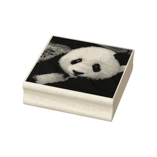 PANDA BEER FOTOGRAFIE RUBBER STEMPEL (Stempel)