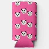 Panda beer gezichten roze (Achterkant)