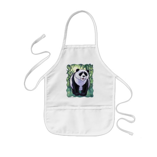 Panda Beer Gifts & Accessoires Kinder Schort (Voorkant)