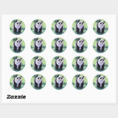 Panda Beer Gifts & Accessoires Ronde Sticker (Vel)