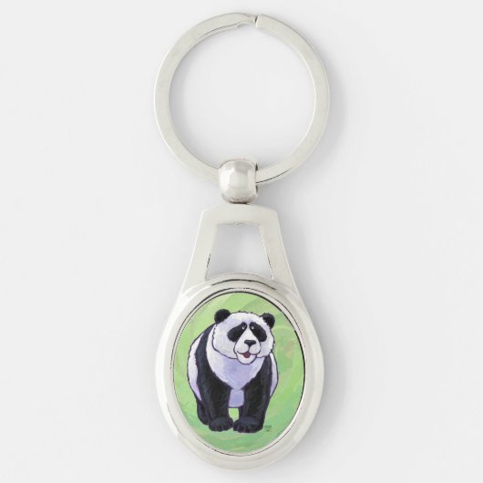 Panda Beer Gifts & Accessoires Sleutelhanger (Voorkant)