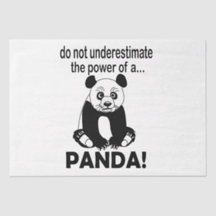 Panda Beer Grappige Schattige Panda Tissuepapier