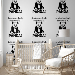Panda Beer Grappige Schattigee Panda Behang