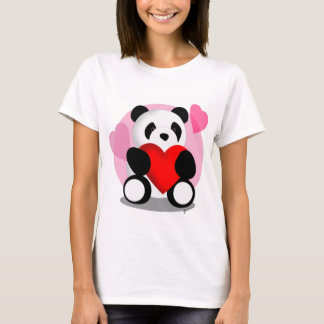 Panda Beer Hearts Shirt
