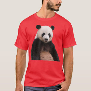 Panda beer houdt van wilde rozen meisjes nieuwkome t-shirt