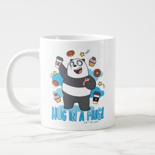 Panda Beer - Hug in een Mok! Extra Grote Beker (Links)