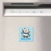 Panda Beer - Hug in een Mok! Magneet (Insitu (Vaatwasser))