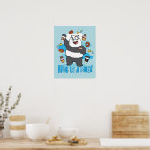 Panda Beer - Hug in een Mok! Poster (Keuken)