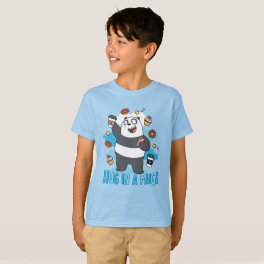Panda Beer - Hug in een Mok! T-shirt (Voorkant volledig)