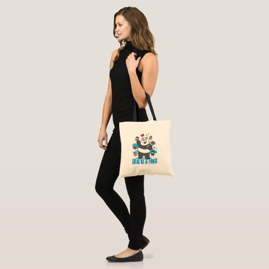 Panda Beer - Hug in een Mok! Tote Bag (Voorkant (model))