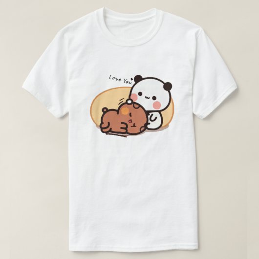 panda beer hug t-shirt (Design voorkant)