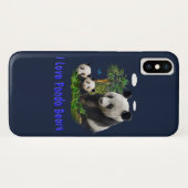 Panda Beer I-telefoongevallen Case-Mate iPhone Case (Achterkant (horizontaal))
